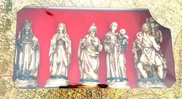 JESUS, MARY AND SAINTS IN BOX 2